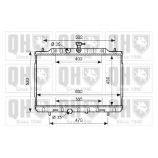 QER1601 QUINTON HAZELL Радиатор, охлаждение двигателя
