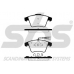 1501224762 S.b.s. Комплект тормозных колодок, дисковый тормоз