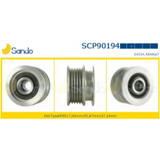 SCP90194.1 SANDO Ременный шкив, генератор