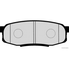 J3612038 HERTH+BUSS JAKOPARTS Комплект тормозных колодок, дисковый тормоз