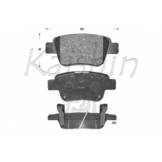 D2239 KAISHIN Комплект тормозных колодок, дисковый тормоз