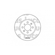 DF2792 TRW Тормозной диск