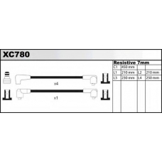 XC780 QUINTON HAZELL Комплект проводов зажигания