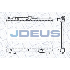016N11 JDEUS Радиатор, охлаждение двигателя