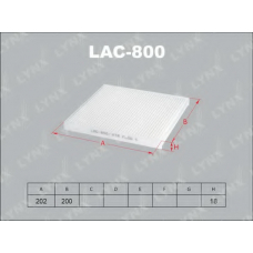 LAC-800 LYNX Cалонный фильтр