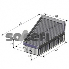 A1400 PURFLUX Воздушный фильтр