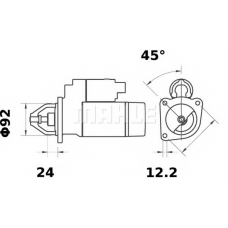 MS 12 MAHLE Стартер