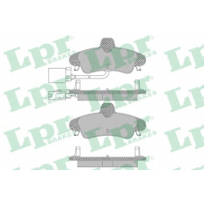 05P1668 LPR Комплект тормозных колодок, дисковый тормоз