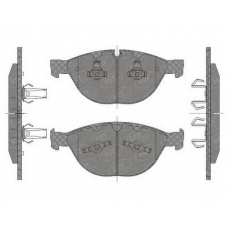 SP 648 PR SCT Комплект тормозных колодок, дисковый тормоз