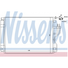 940207 NISSENS Конденсатор, кондиционер