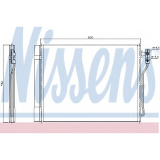 940370 NISSENS Конденсатор, кондиционер