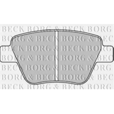 BBP2242 BORG & BECK Комплект тормозных колодок, дисковый тормоз