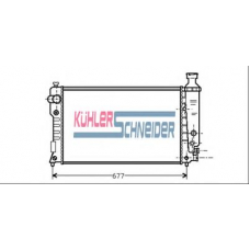 0712901 KUHLER SCHNEIDER Радиатор, охлаждение двигател