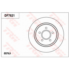 DF7621 TRW Тормозной диск