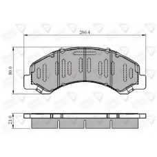 ADB3919 COMLINE Комплект тормозных колодок, дисковый тормоз