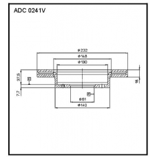 ADC 0241V Allied Nippon Гидравлические цилиндры