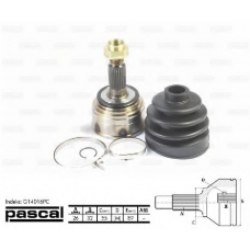 G14016PC PASCAL Шарнирный комплект, приводной вал