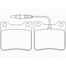 MDB1442 MINTEX Комплект тормозных колодок, дисковый тормоз