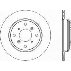 BDR1218.10 OPEN PARTS Тормозной диск