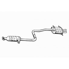 18161 WALKER Глушитель выхлопных газов конечный