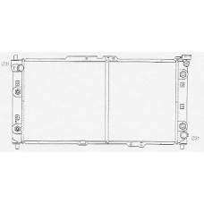 0100797 BEHR Radiator