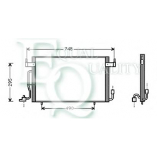 CO0037 EQUAL QUALITY Конденсатор, кондиционер