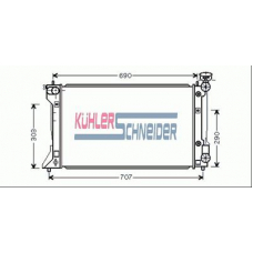 3201061 KUHLER SCHNEIDER Радиатор, охлаждение двигател