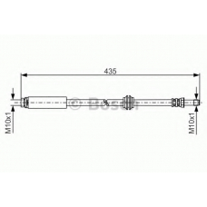 1 987 481 159 BOSCH Тормозной шланг