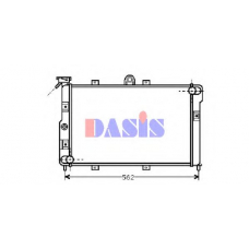 010050N AKS DASIS Радиатор, охлаждение двигателя