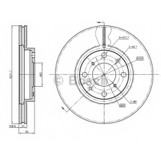 0 986 BB4 361 BOSCH Тормозной диск