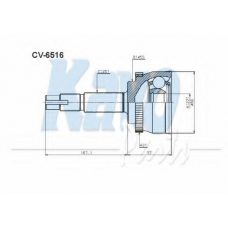 CV-6516 KAVO PARTS Шарнирный комплект, приводной вал