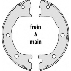 M784 MGA Комплект тормозных колодок, стояночная тормозная с