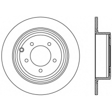 BDR2466.10 OPEN PARTS Тормозной диск