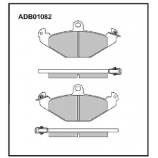 ADB01082 Allied Nippon Тормозные колодки