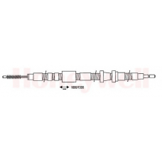 431161B BENDIX Трос, стояночная тормозная система