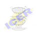 181338 ICER Комплект тормозных колодок, дисковый тормоз