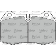 598260 VALEO Комплект тормозных колодок, дисковый тормоз