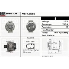 DRB6300 DELCO REMY Генератор