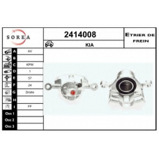 2414008 EAI Тормозной суппорт