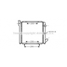 RT2377 AVA Радиатор, охлаждение двигателя
