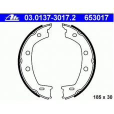 03.0137-3017.2 ATE Комплект тормозных колодок, стояночная тормозная с
