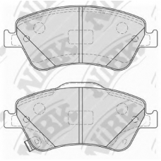 PN1835 NiBK Комплект тормозных колодок, дисковый тормоз