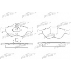 PBP1394 PATRON Комплект тормозных колодок, дисковый тормоз