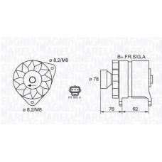 063380010010 MAGNETI MARELLI Генератор