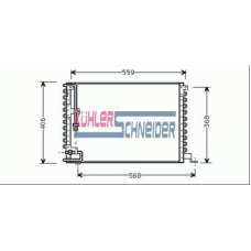 3320401 KUHLER SCHNEIDER Конденсатор, кондиционер