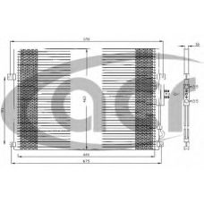 300310 ACR Конденсатор, кондиционер