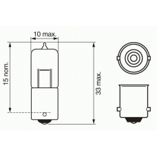 1 987 302 231 BOSCH Лампа накаливания