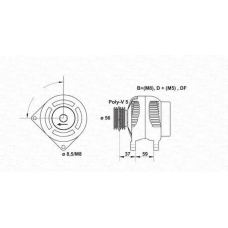 943355027010 MAGNETI MARELLI Генератор