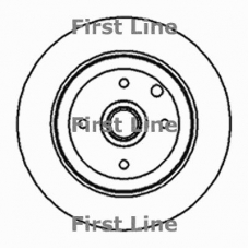 FBD040 FIRST LINE Тормозной диск