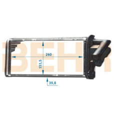 9101362 BEHR Heater core